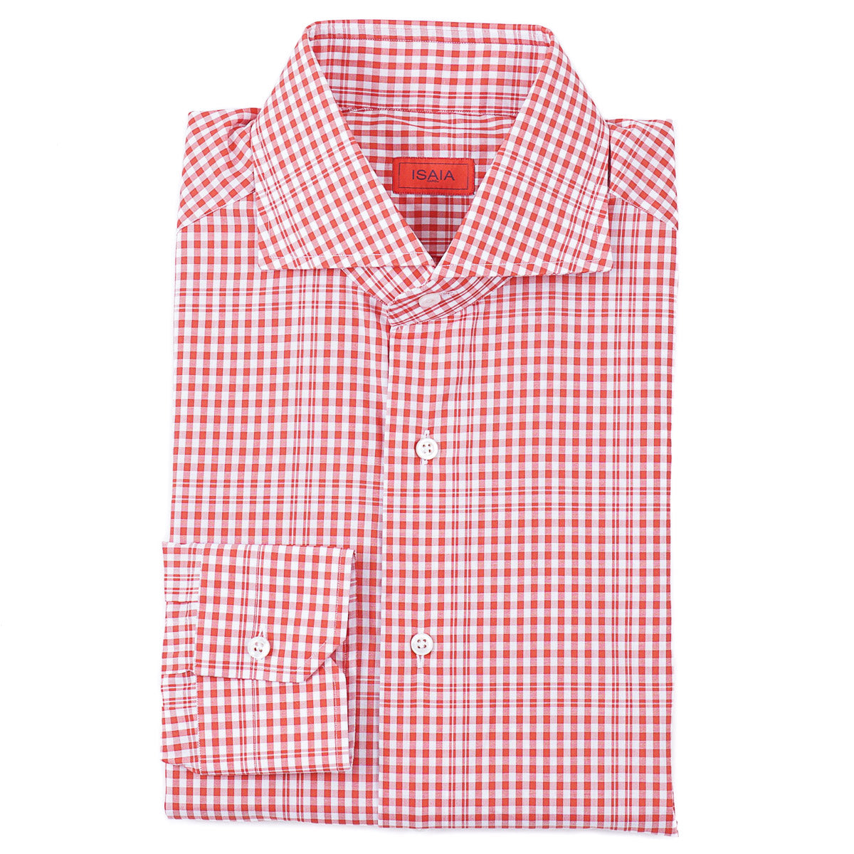 Isaia 'Mix' Tailored-Fit Cotton Shirt