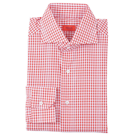 Isaia 'Mix' Tailored-Fit Cotton Shirt - Top Shelf Apparel