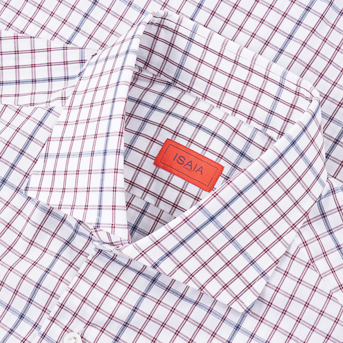 Isaia 'Mix' Tailored-Fit Cotton Shirt