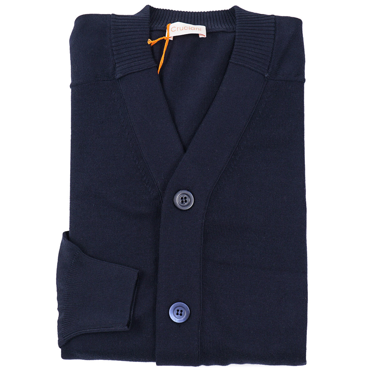 Cruciani Knit Cotton Cardigan Sweater