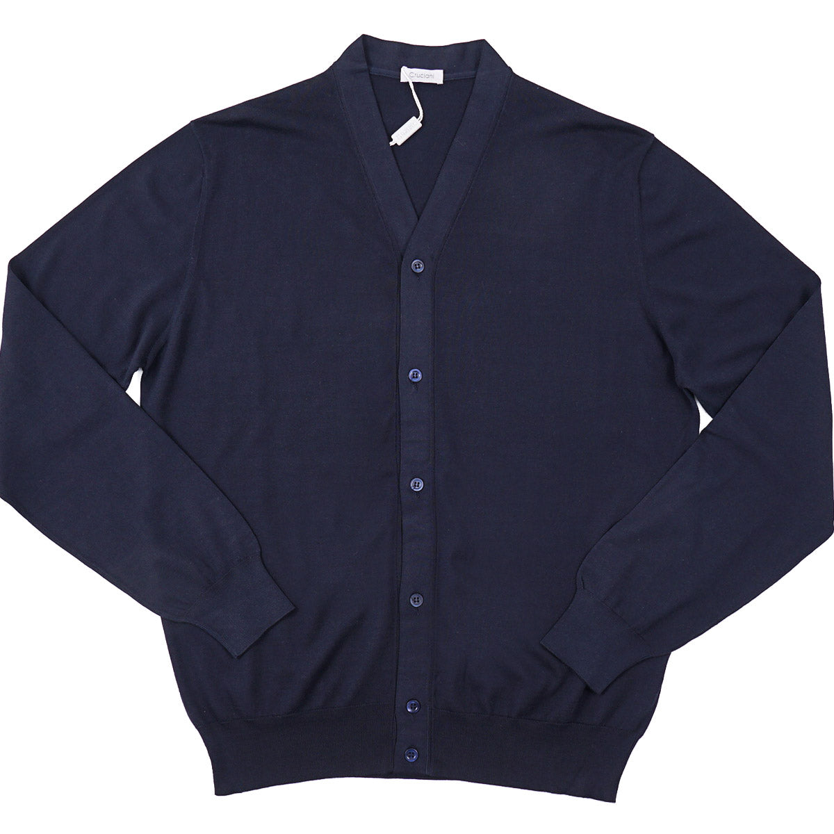 Cruciani Knit Cotton Cardigan Sweater