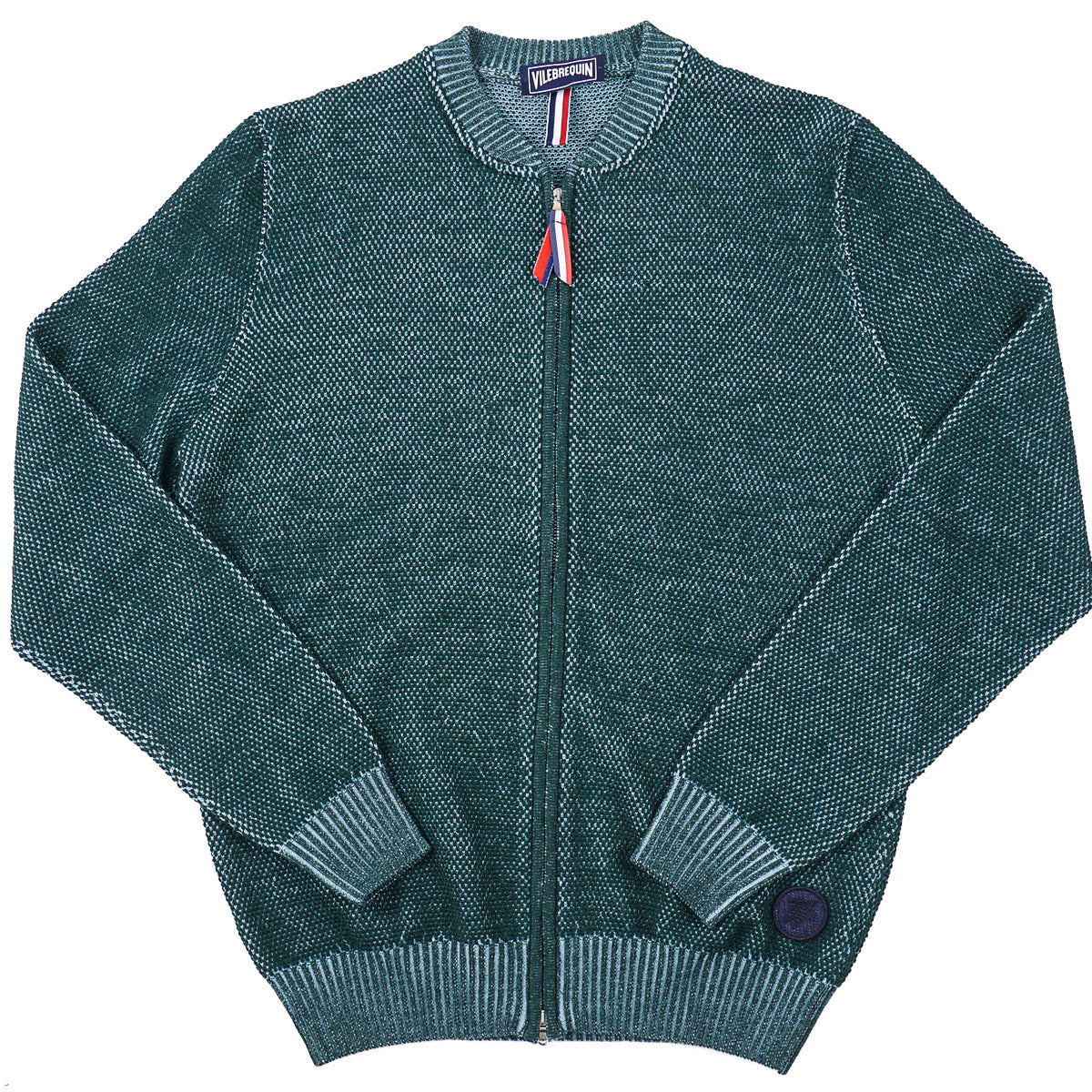 Vilebrequin Full-Zip Wool Sweater