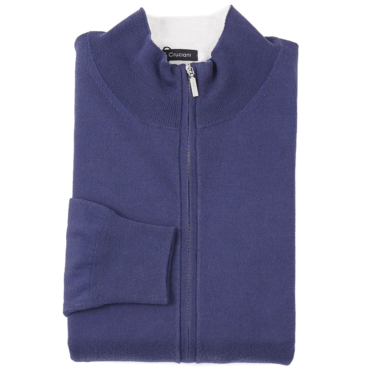 Cruciani Full-Zip Cotton Sweater