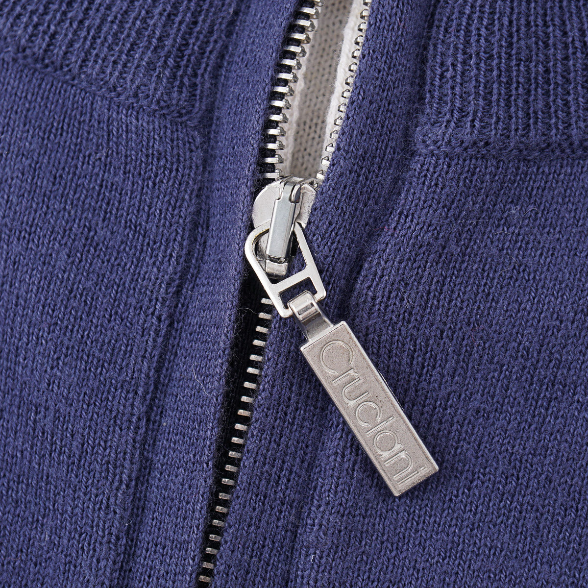 Cruciani Full-Zip Cotton Sweater