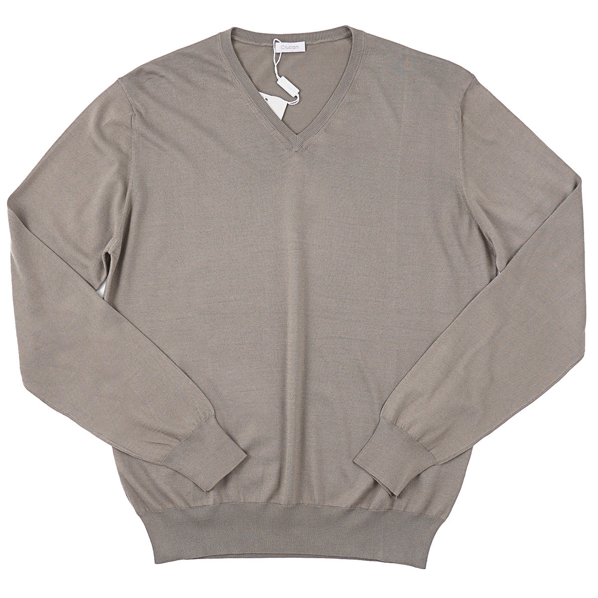Cruciani Fine-Gauge Cotton Sweater