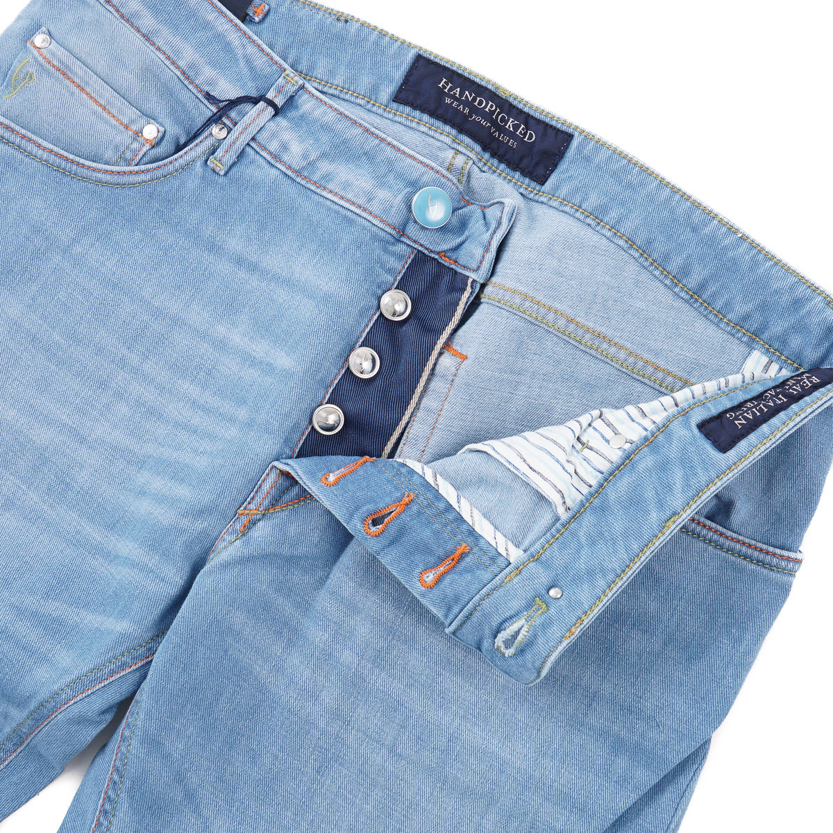 Handpicked 'Orvieto' Slim-Fit Denim Jeans - Top Shelf Apparel