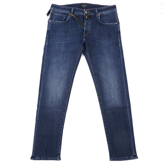 Incotex Slim-Fit Dark Blue Denim Jeans - Top Shelf Apparel