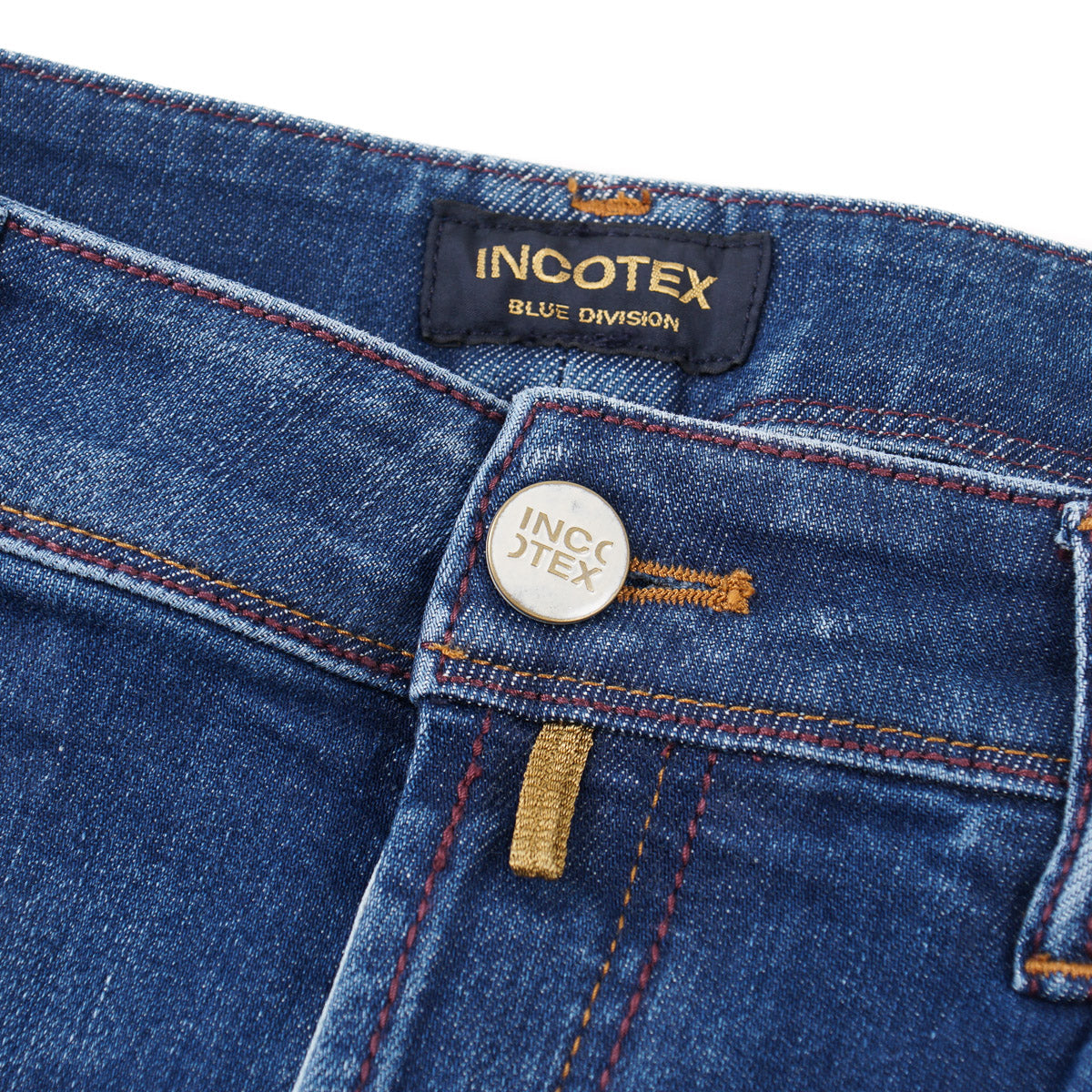 Incotex Slim Straight Fit Selvedge Denim Jeans - Top Shelf Apparel