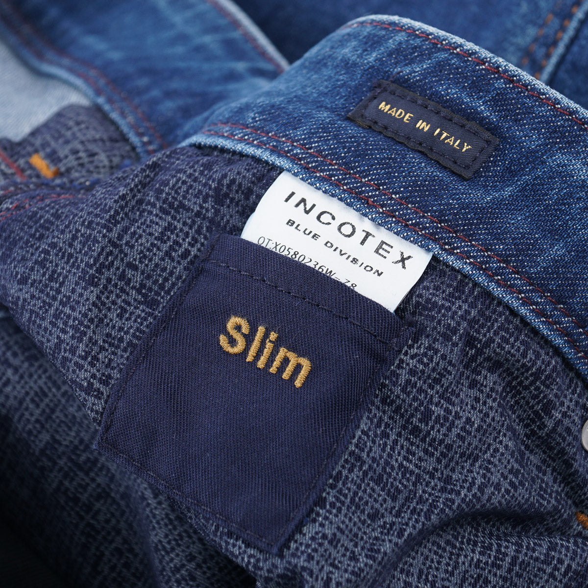 Incotex Slim Straight Fit Selvedge Denim Jeans - Top Shelf Apparel