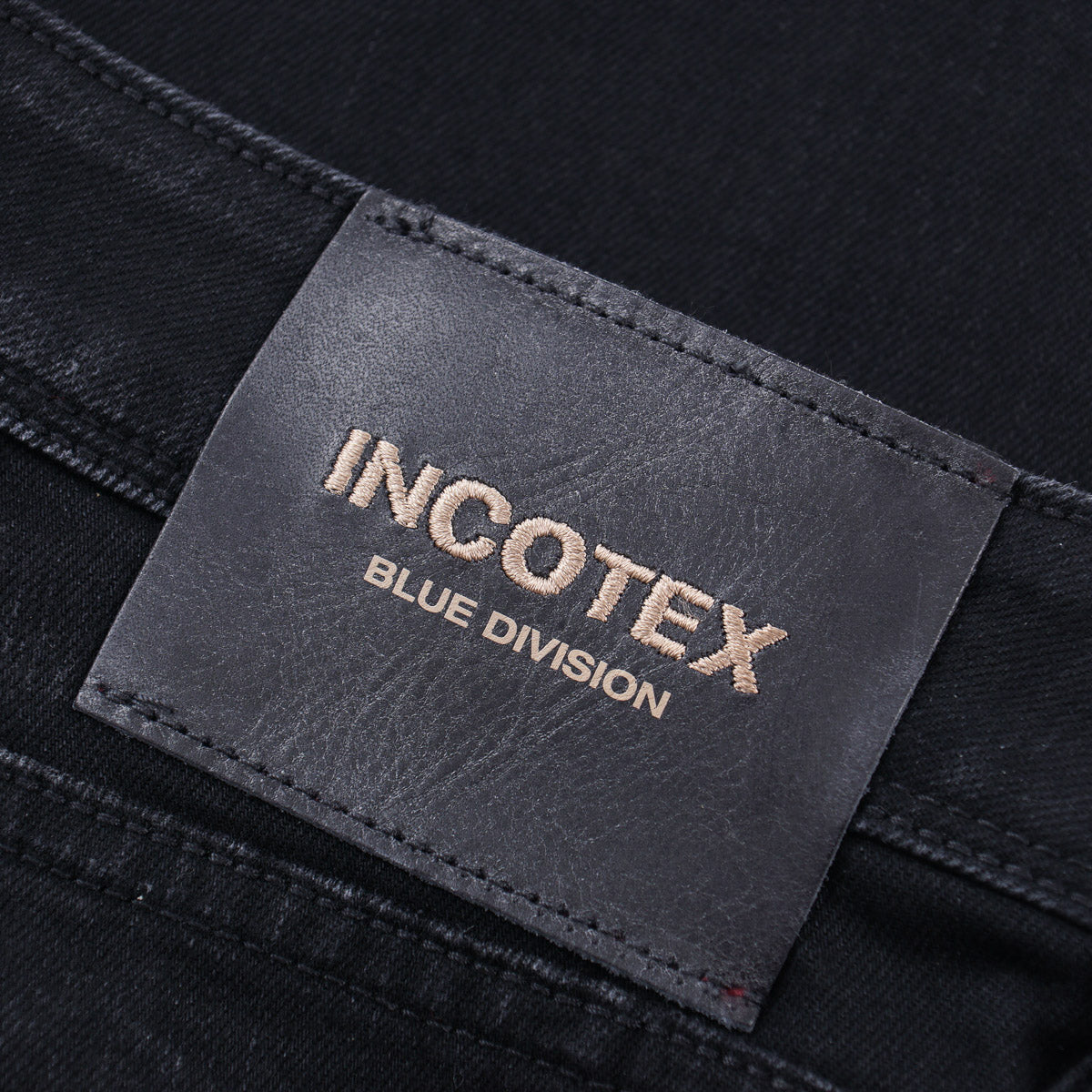 Incotex Slim-Fit Black Denim Jeans - Top Shelf Apparel