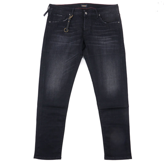 Incotex Slim-Fit Black Denim Jeans - Top Shelf Apparel