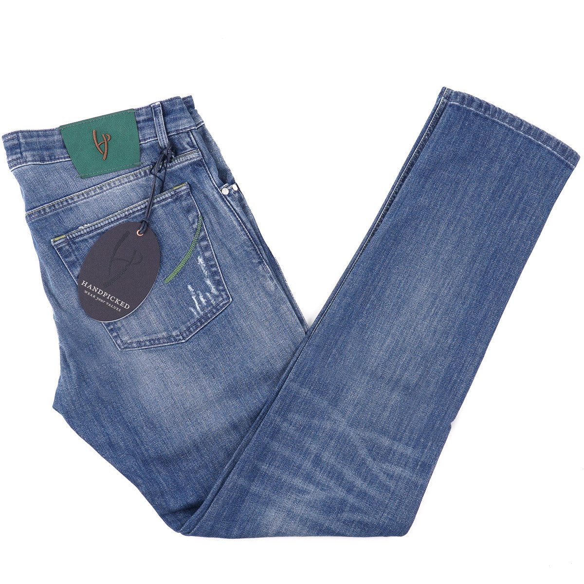 Handpicked 'Orvieto' Slim-Fit Distressed Jeans - Top Shelf Apparel