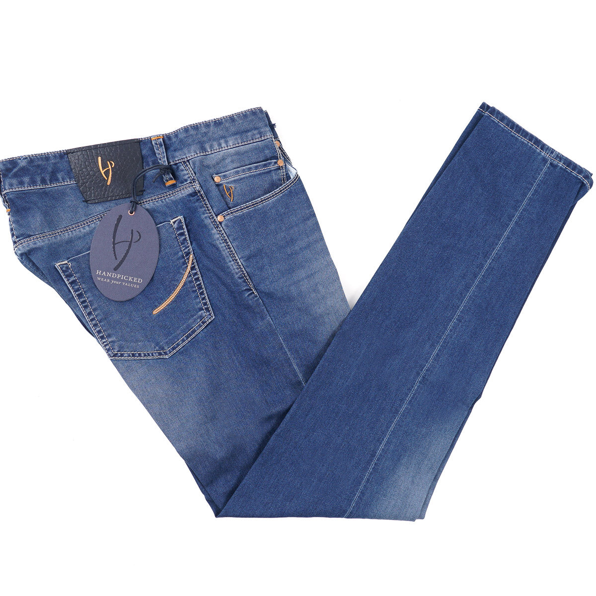 Handpicked 'Orvieto' Slim-Fit Lightweight Jeans - Top Shelf Apparel