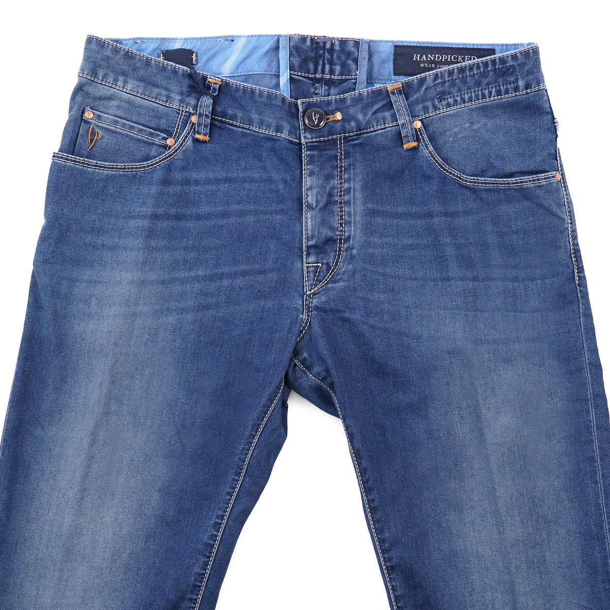 Handpicked 'Orvieto' Slim-Fit Lightweight Jeans - Top Shelf Apparel