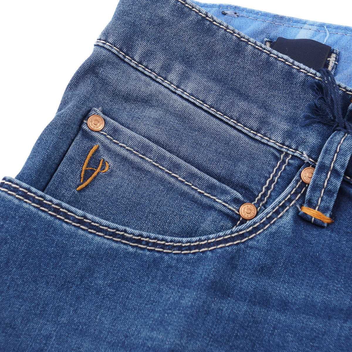 Handpicked 'Orvieto' Slim-Fit Lightweight Jeans - Top Shelf Apparel