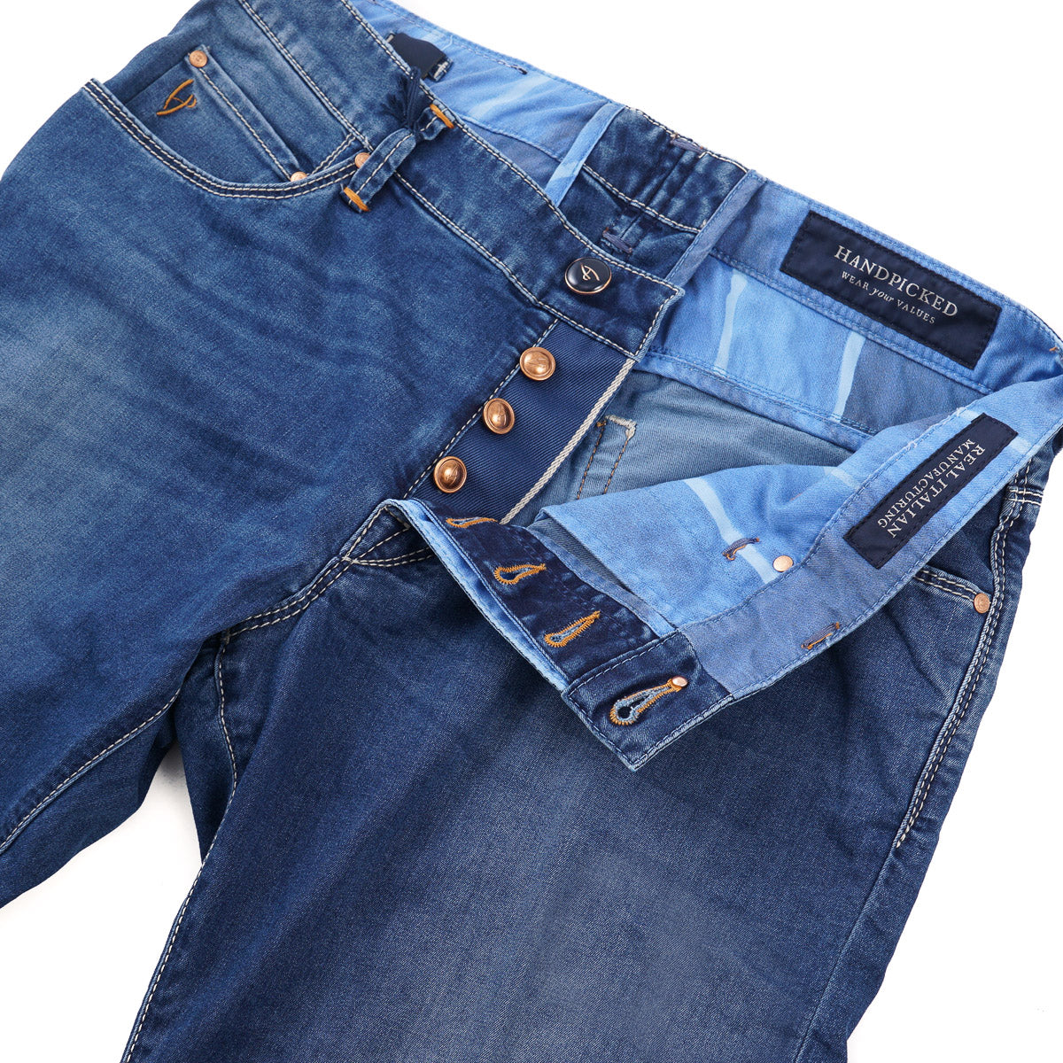 Handpicked 'Orvieto' Slim-Fit Lightweight Jeans - Top Shelf Apparel