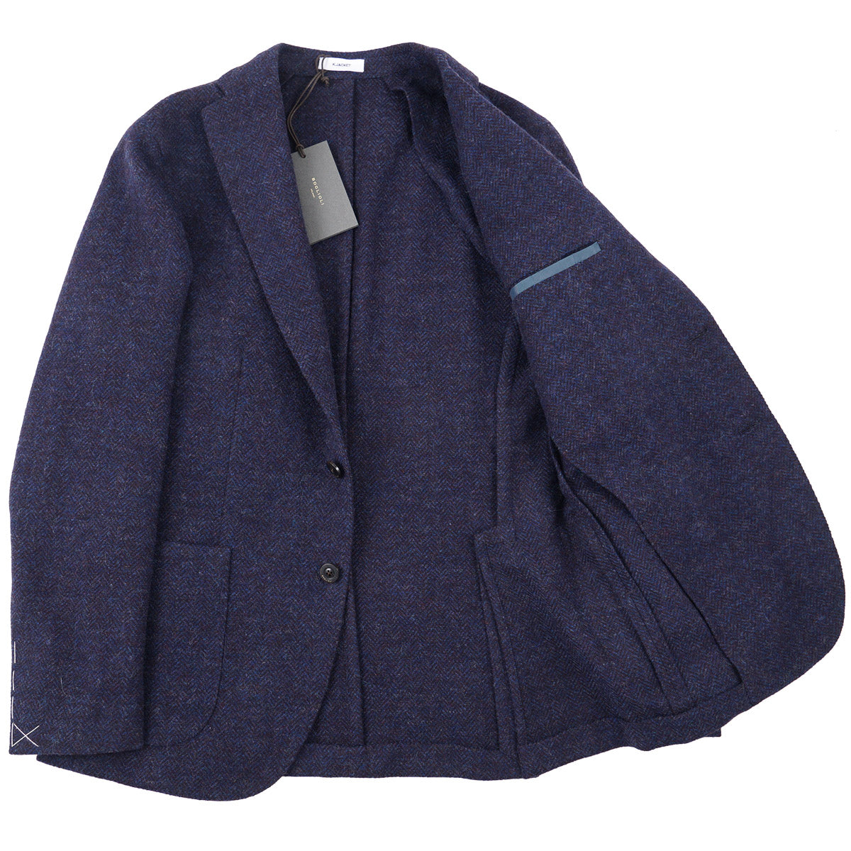 Boglioli Woven Tweed Wool 'K Jacket'