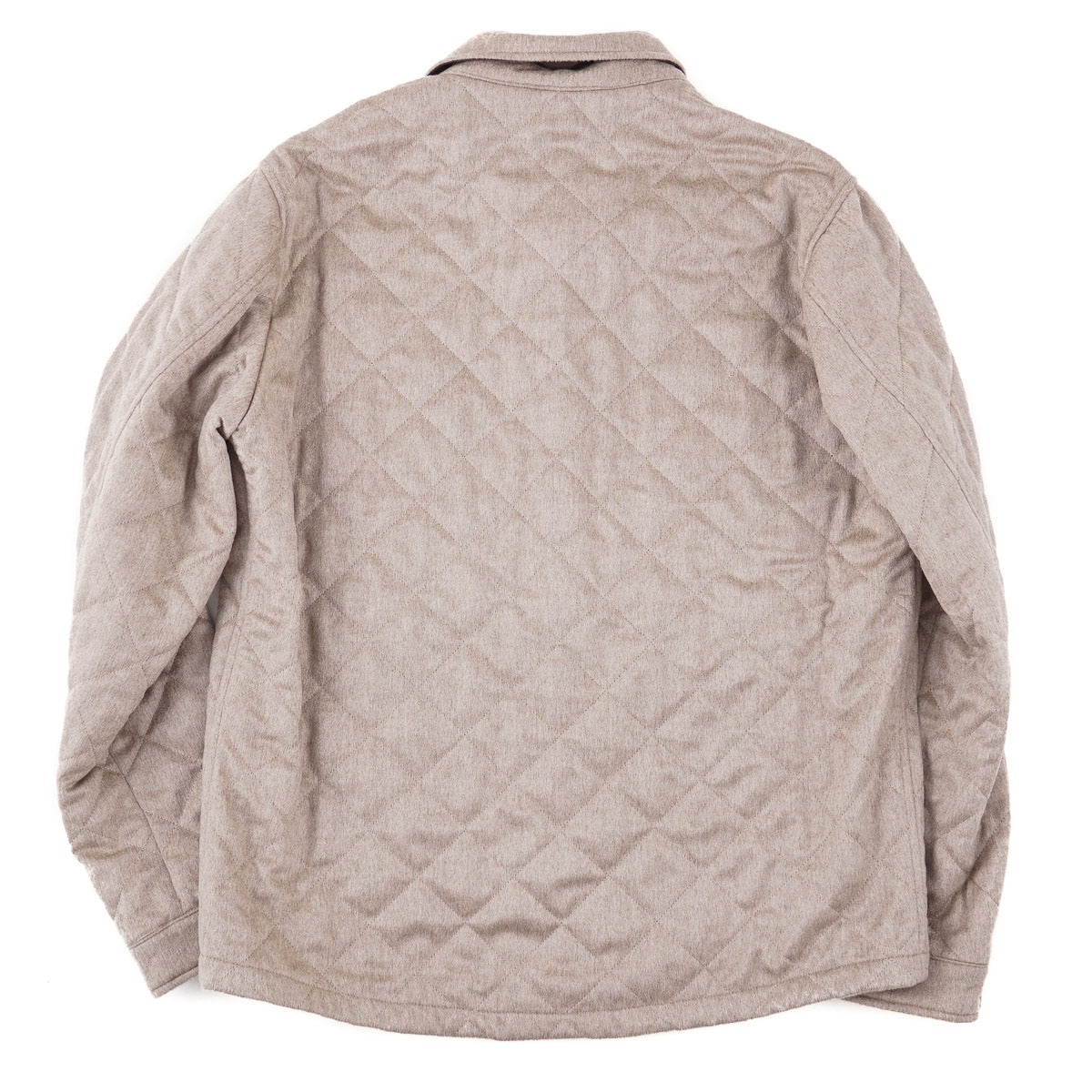 Maurizio Baldassari Quilted Cashmere Overshirt - Top Shelf Apparel