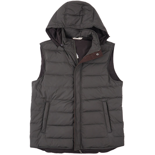 Maurizio Baldassari Hooded Down Vest - Top Shelf Apparel