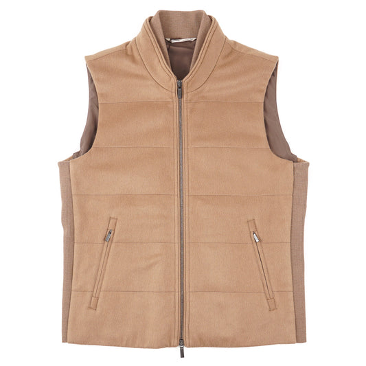 Maurizio Baldassari Flannel Cashmere 'Arena' Vest - Top Shelf Apparel