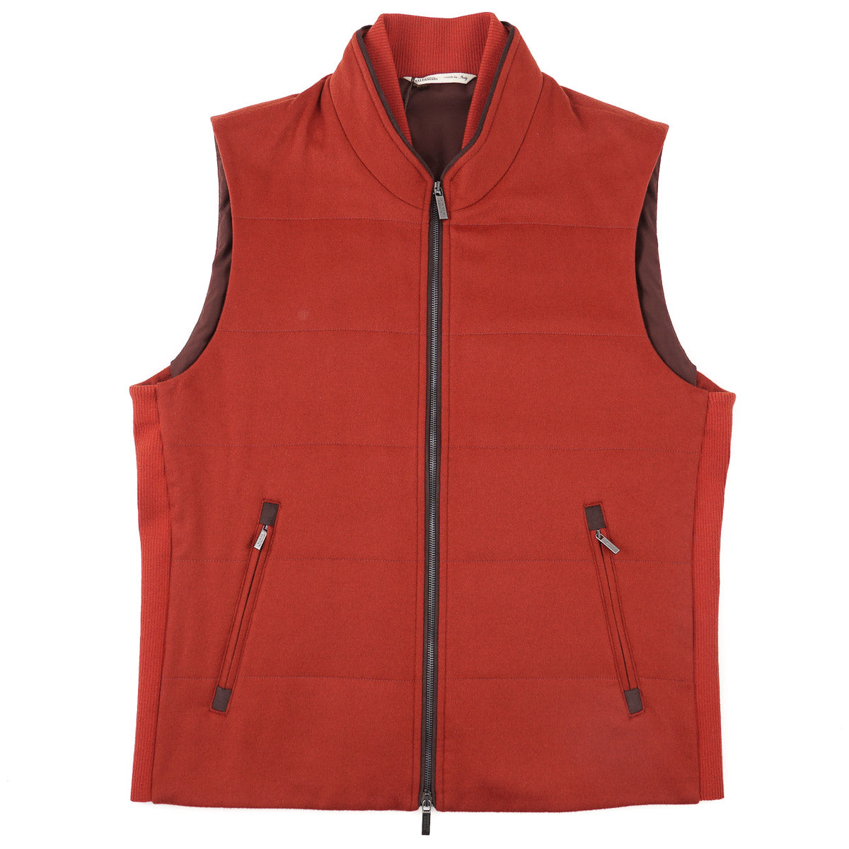 Maurizio Baldassari Flannel Cashmere 'Arena' Vest - Top Shelf Apparel