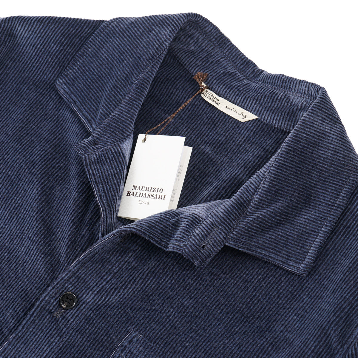 Maurizio Baldassari Cotton-Cashmere Overshirt - Top Shelf Apparel