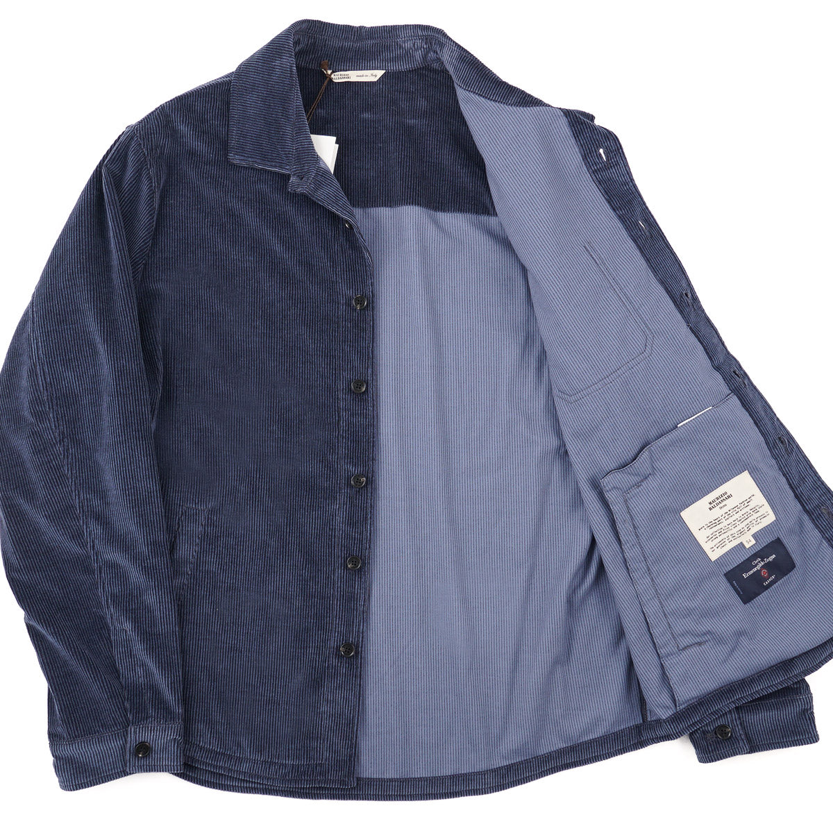 Maurizio Baldassari Cotton-Cashmere Overshirt - Top Shelf Apparel