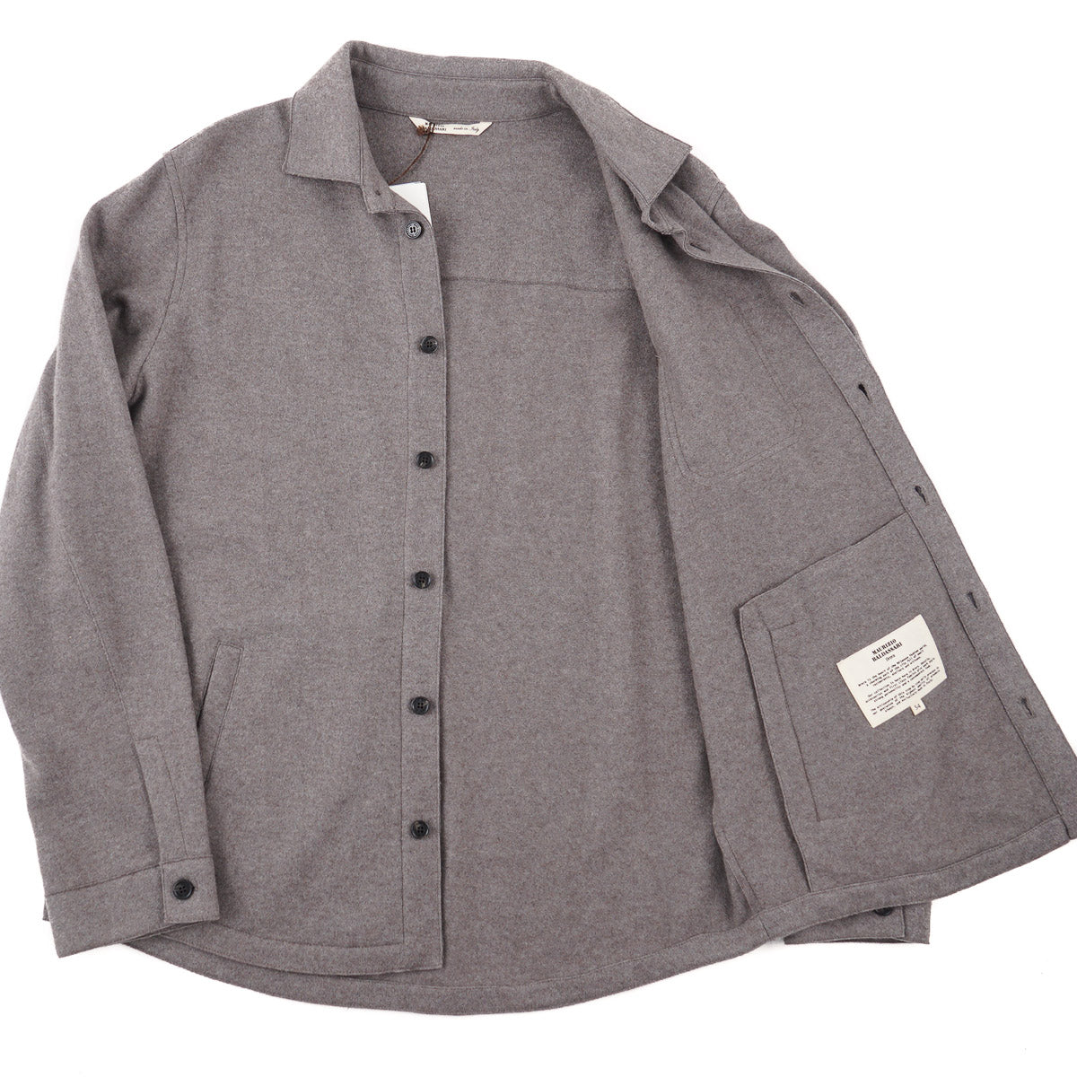 Maurizio Baldassari Solferino Cashmere Overshirt - Top Shelf Apparel