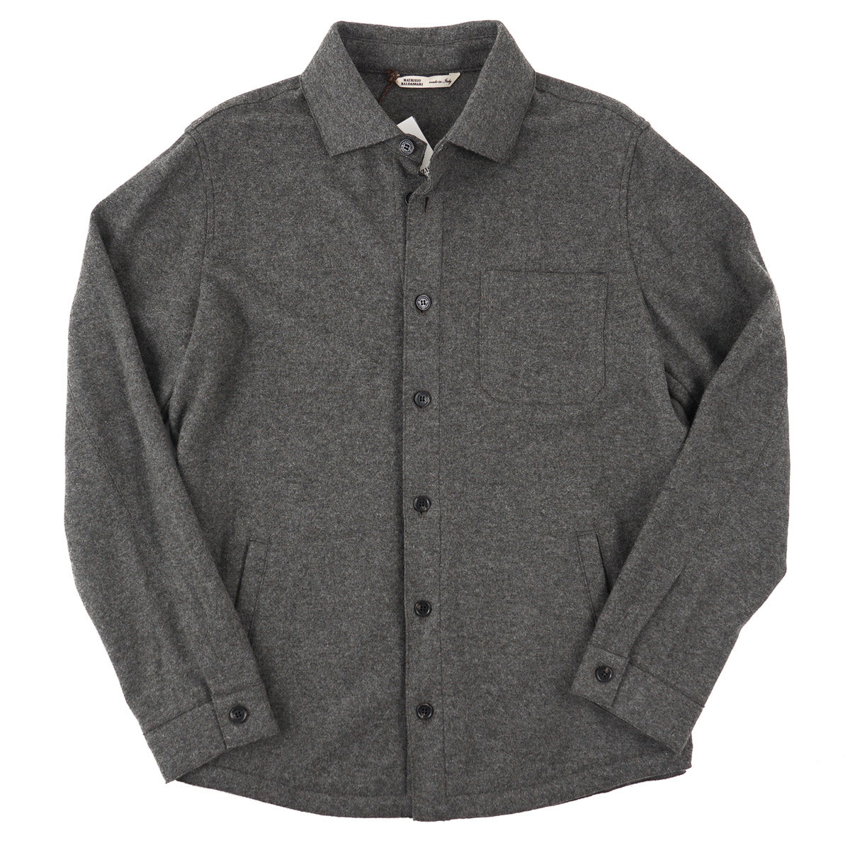 Maurizio Baldassari Solferino Cashmere Overshirt - Top Shelf Apparel