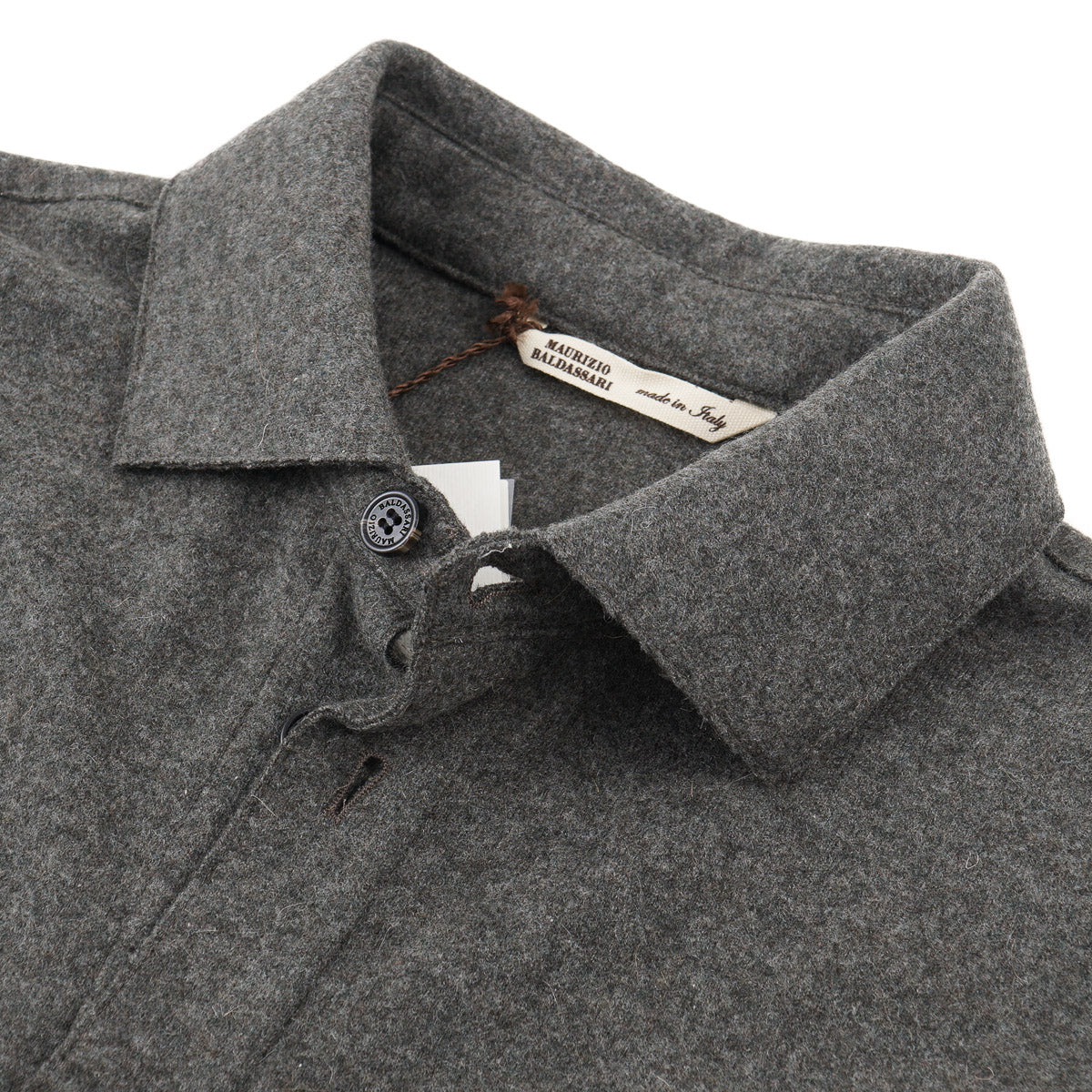 Maurizio Baldassari Solferino Cashmere Overshirt - Top Shelf Apparel