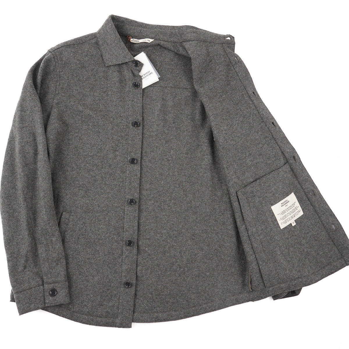 Maurizio Baldassari Solferino Cashmere Overshirt - Top Shelf Apparel