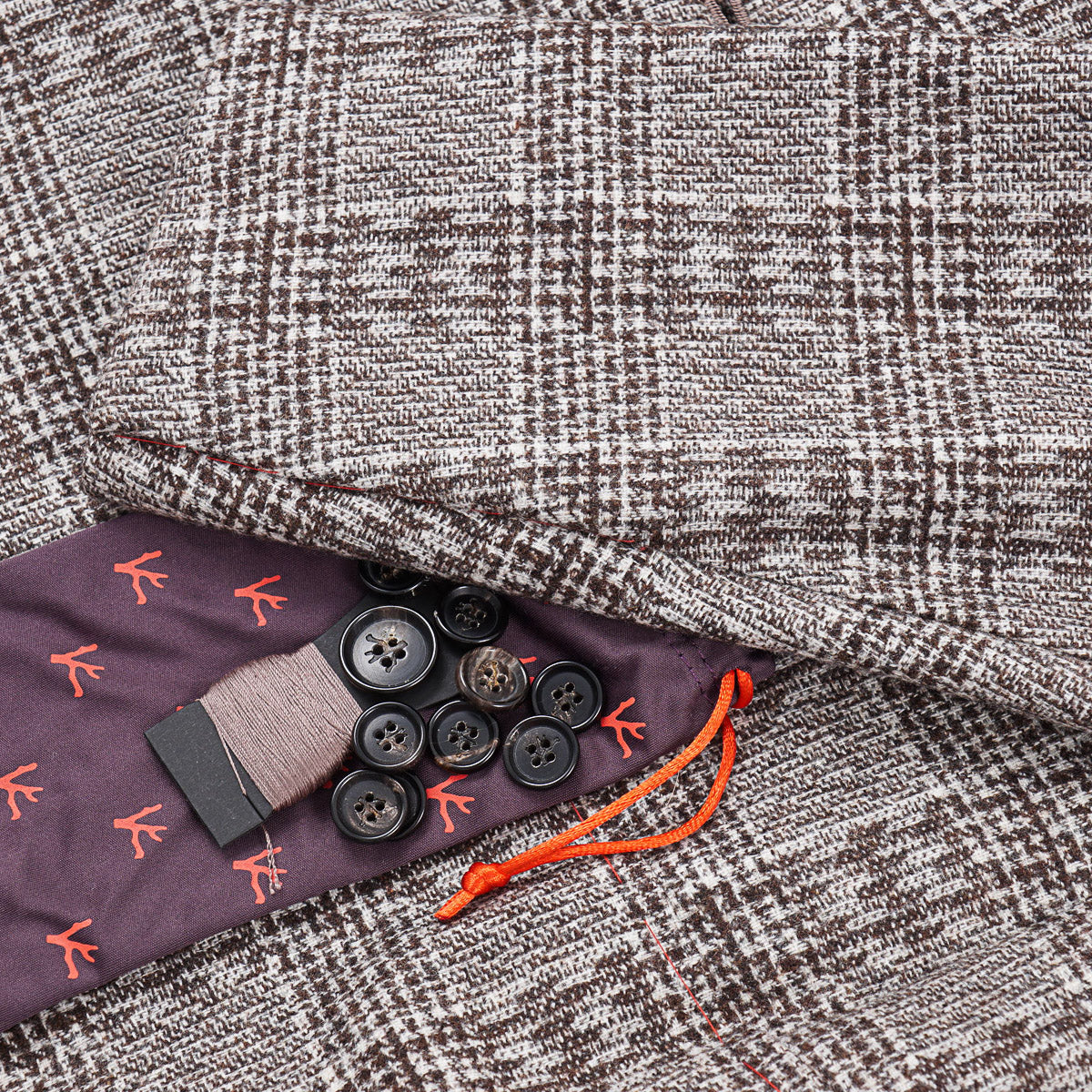 Isaia Soft Woven Wool-Cashmere Sport Coat