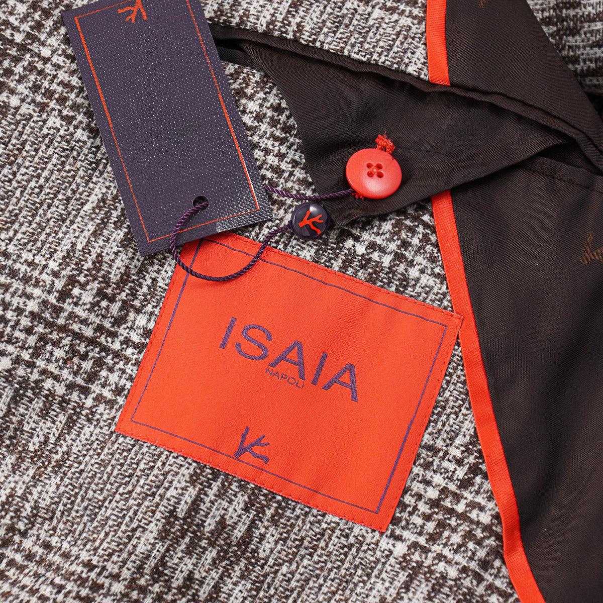 Isaia Soft Woven Wool-Cashmere Sport Coat