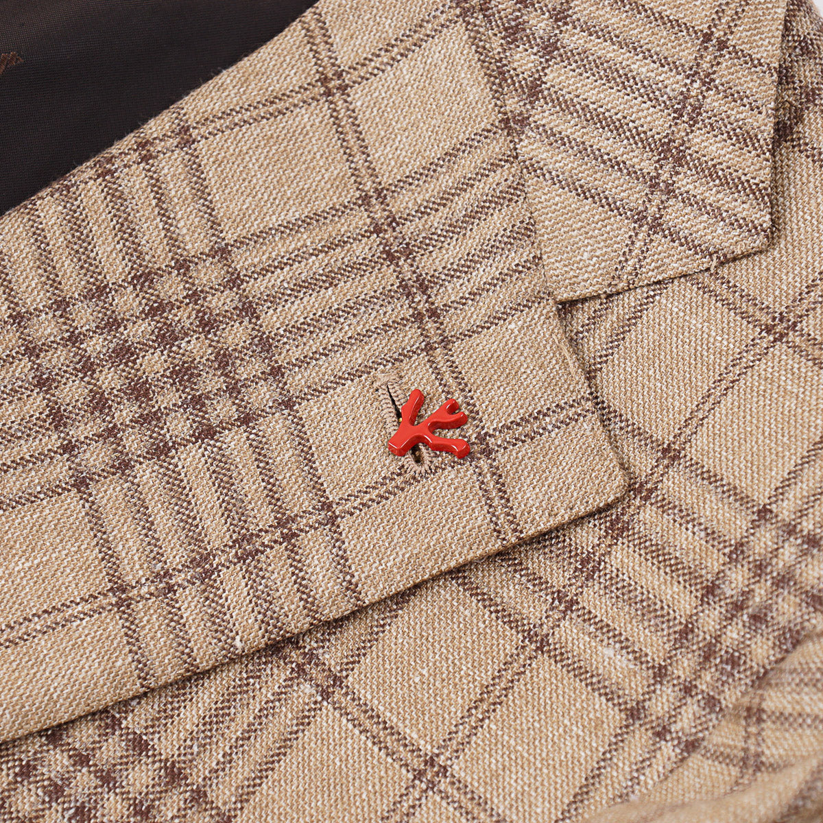 Isaia Wool-Cashmere-Silk-Linen Sport Coat