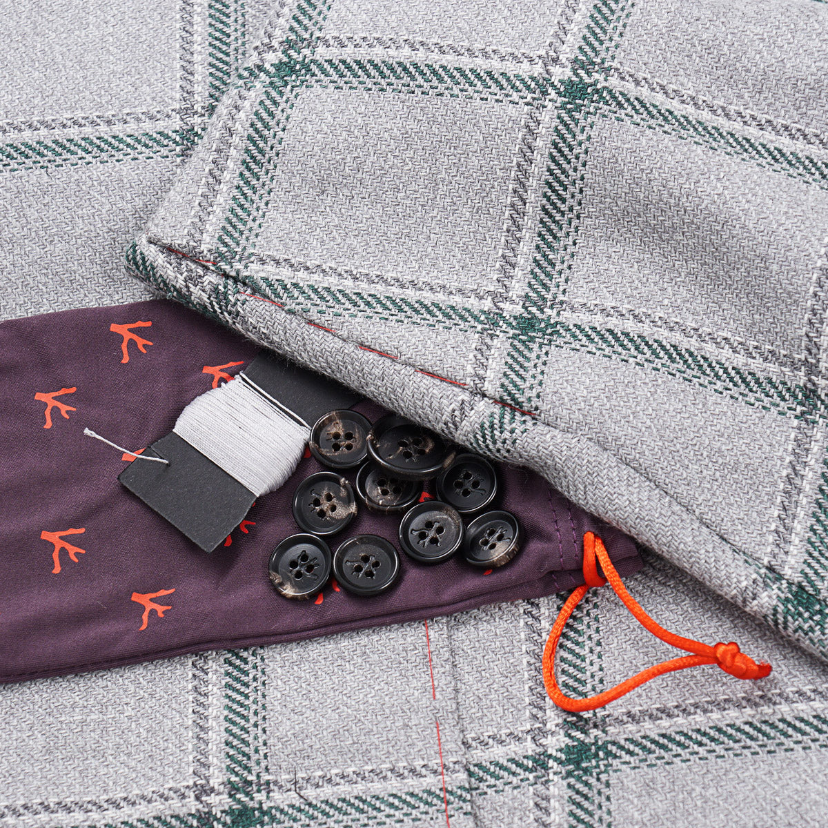 Isaia 'Domenico' Wool-Silk-Linen Sport Coat