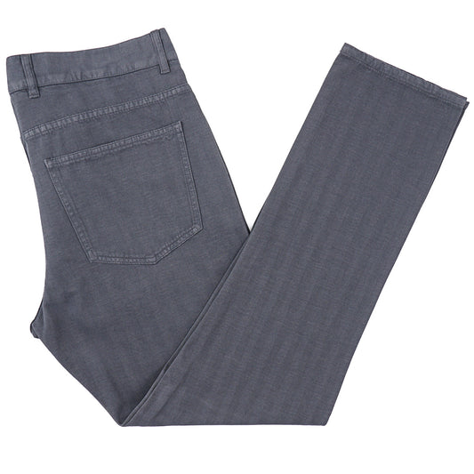 Isaia Cotton-Cashmere 5-Pocket Pants