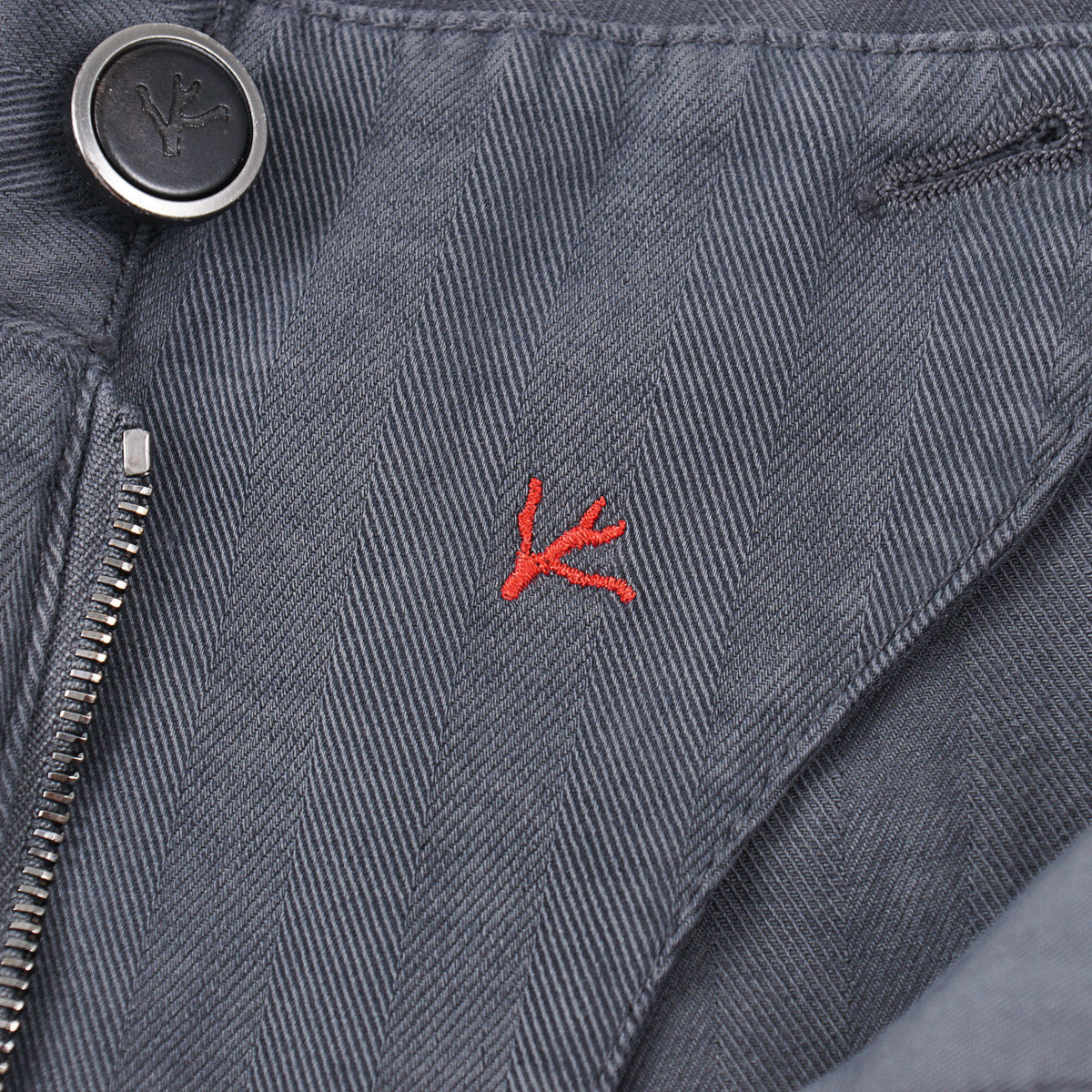 Isaia Cotton-Cashmere 5-Pocket Pants