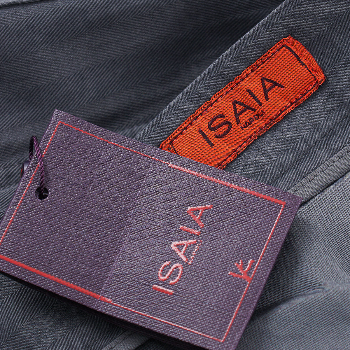 Isaia Cotton-Cashmere 5-Pocket Pants