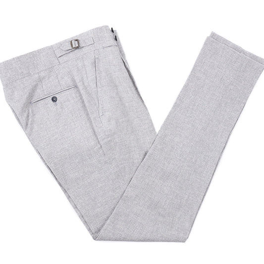 Isaia 'Casalnuovo' Linen-Wool Pants