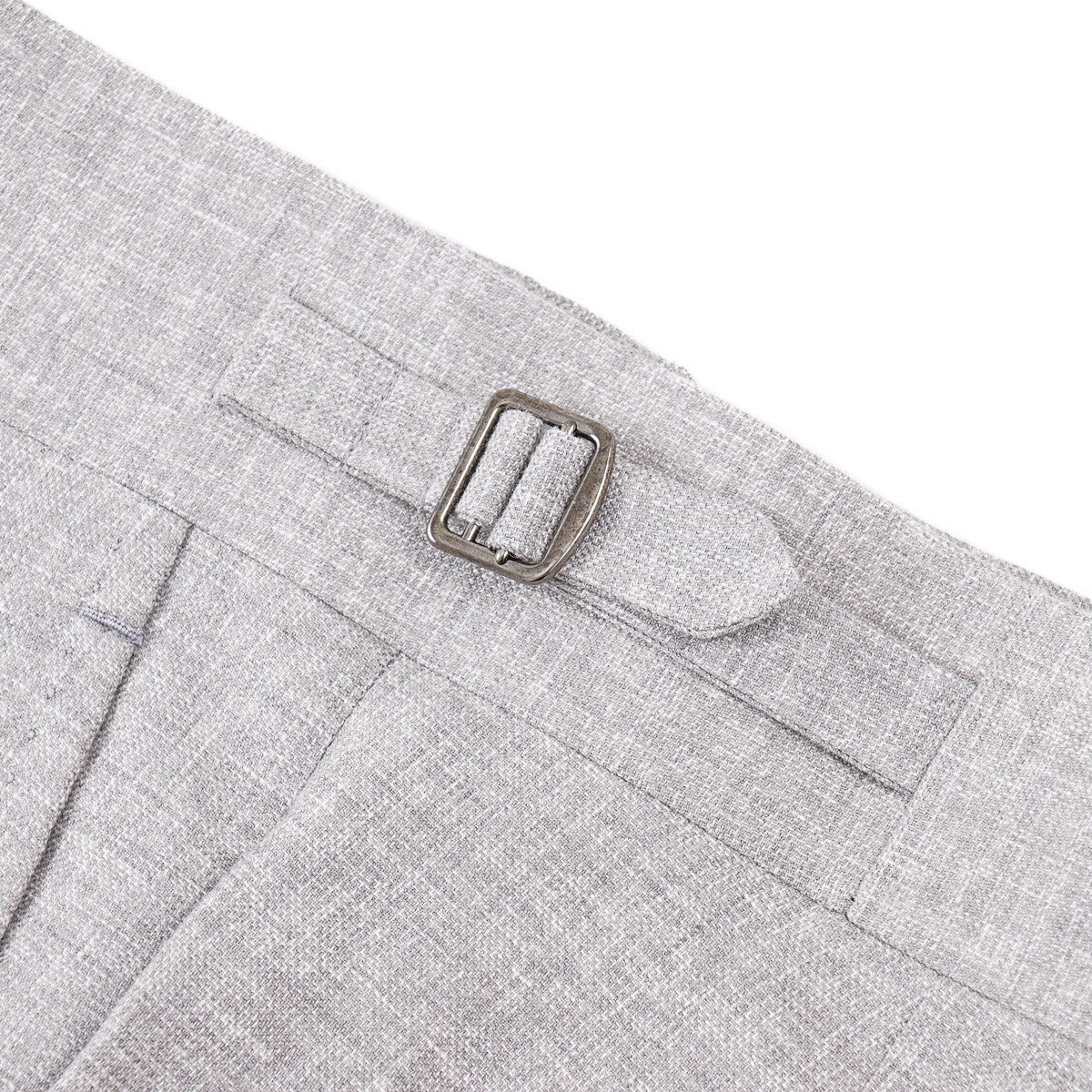 Isaia 'Casalnuovo' Linen-Wool Pants