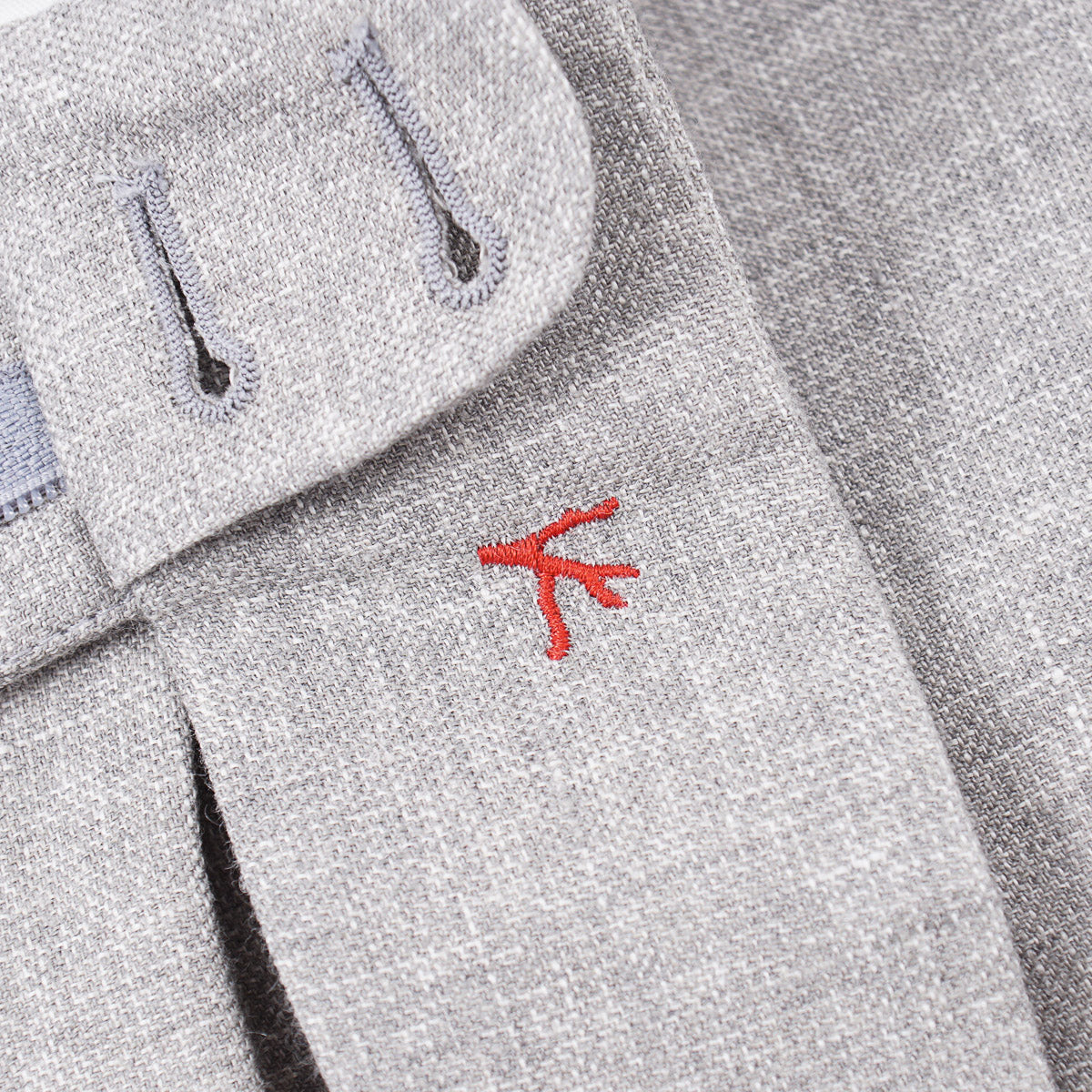 Isaia 'Casalnuovo' Linen-Wool Pants