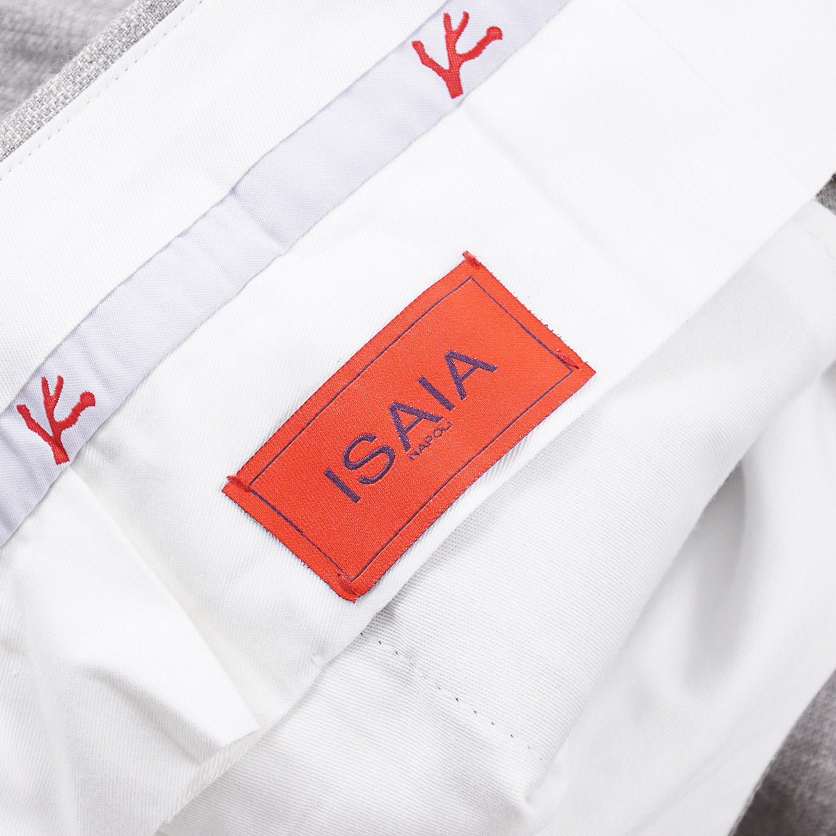 Isaia 'Casalnuovo' Linen-Wool Pants
