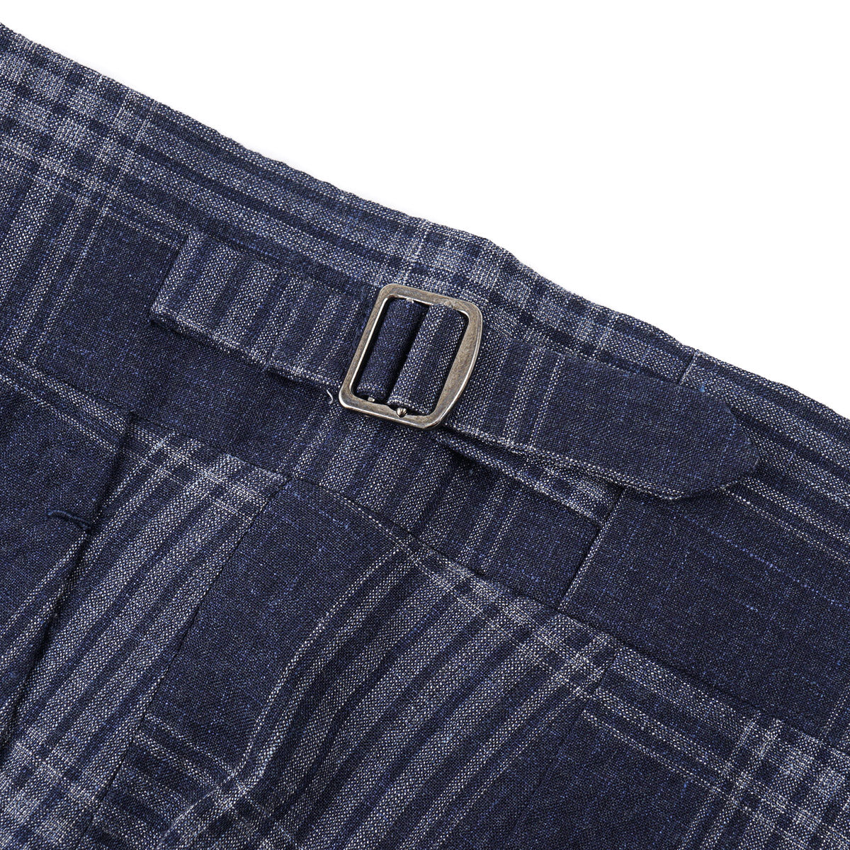 Isaia 'Casalnuovo' Wool-Silk-Linen Pants