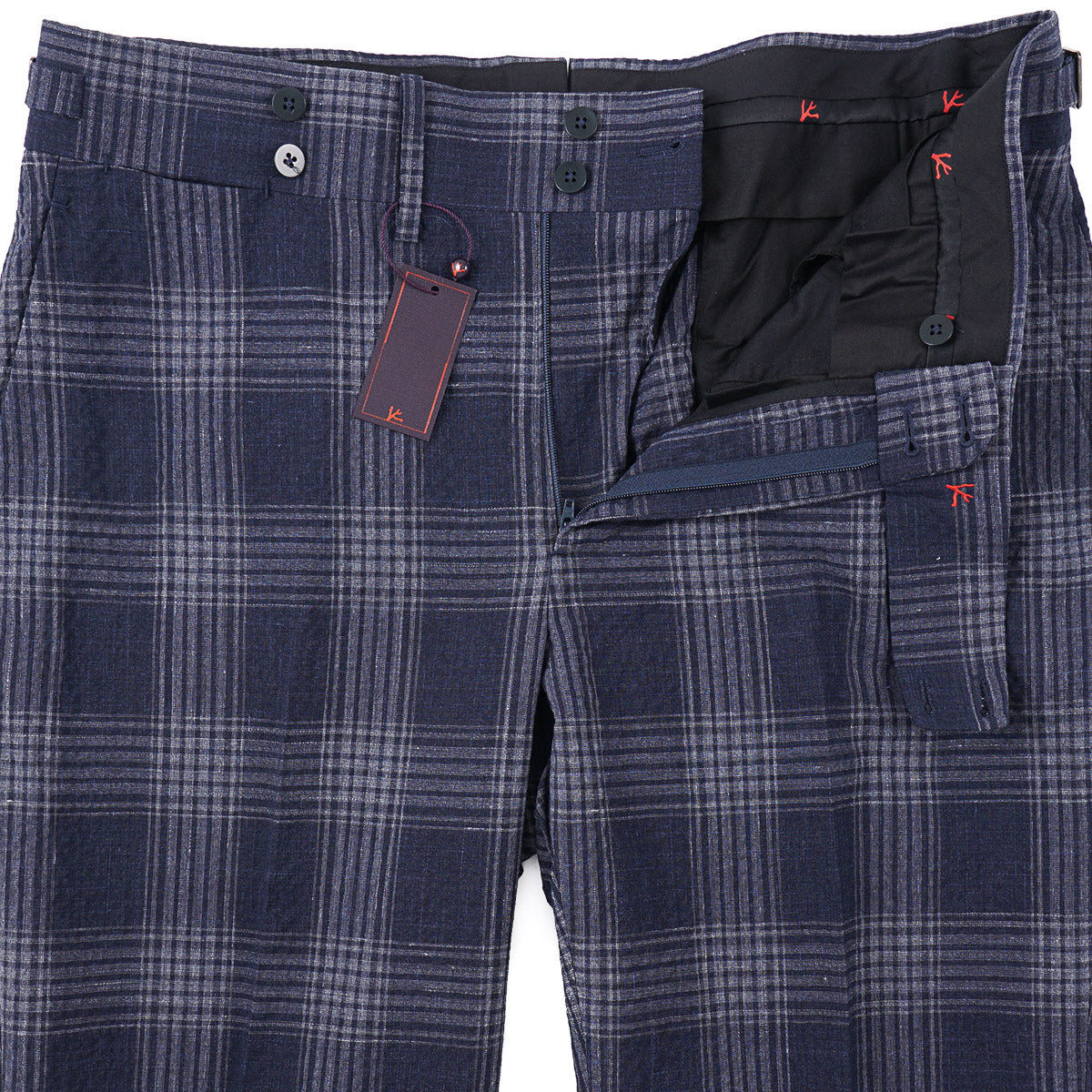 Isaia 'Casalnuovo' Wool-Silk-Linen Pants