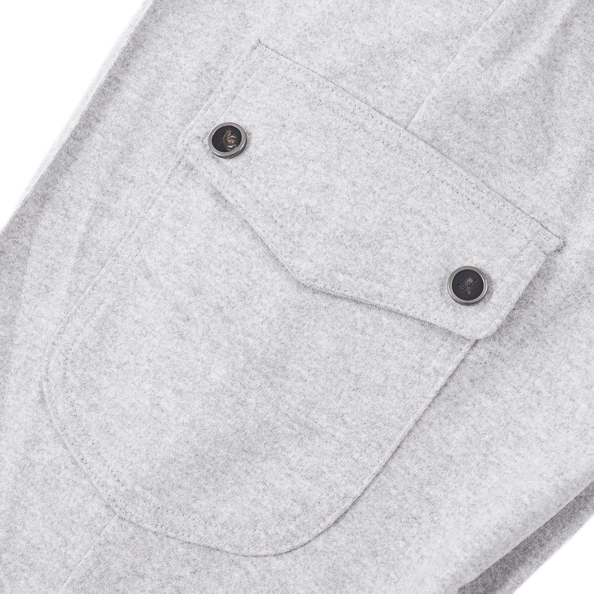 Isaia Wool-Cashmere Drawstring Jogger Pants