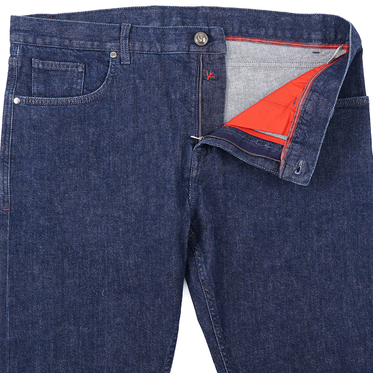 Isaia Slim Tapered-Fit Denim Jeans