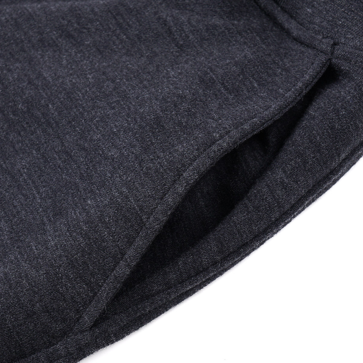 Isaia Jersey Wool-Cotton Drawstring Jogger Pants