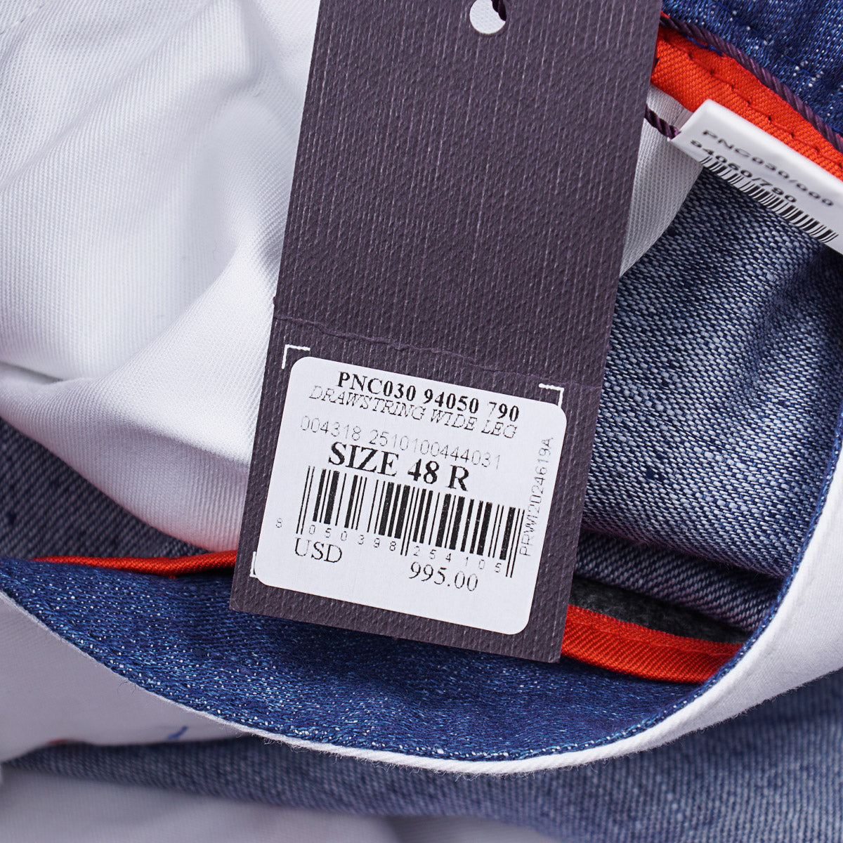 Isaia Wide-Leg Drawstring Linen Pants