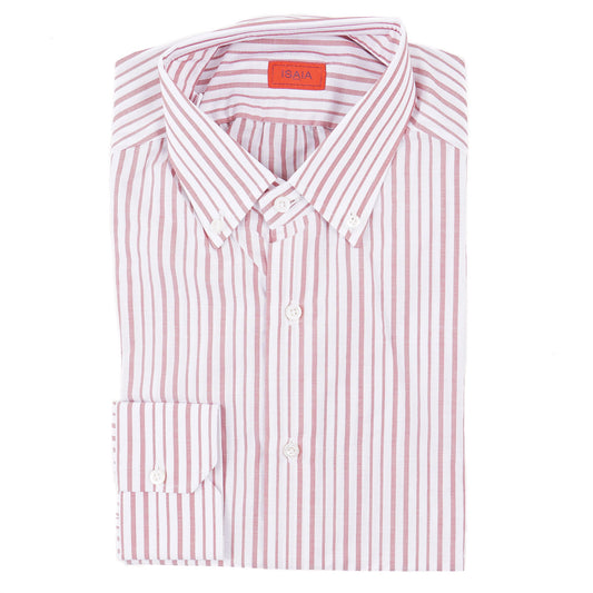 Isaia 'Mix' Tailored-Fit Cotton Shirt - Top Shelf Apparel