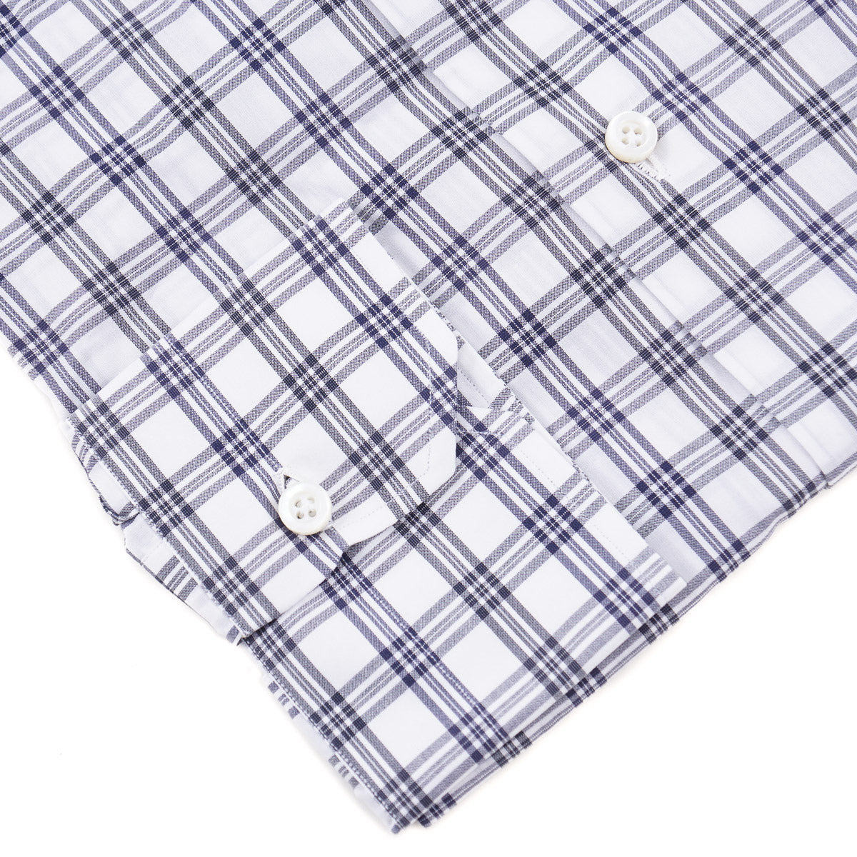 Isaia Tailored-Fit 'Mix' Cotton Shirt - Top Shelf Apparel
